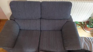 Sofá de 2 plazas gris