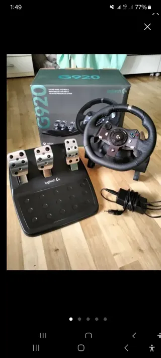 Volante y pedales Logitech G920
