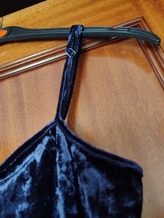 Vestido fiesta terciopelo Lefties azul