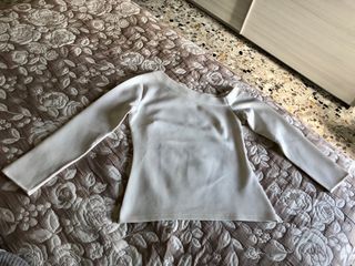 Maglietta bianca maniche lunghe