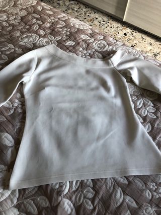 Maglietta bianca maniche lunghe