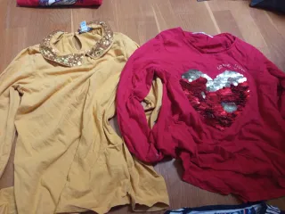 2 Camisetas festivas niña