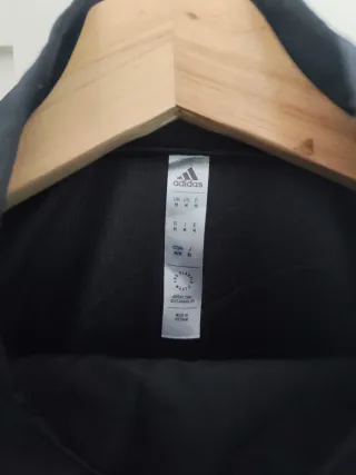 Chándal Adidas 1/4 cremallera negro y rojo
