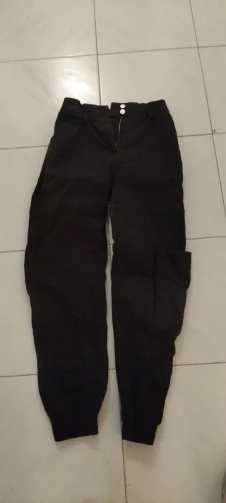 Pantalón cargo mujer Talla S/36 negro