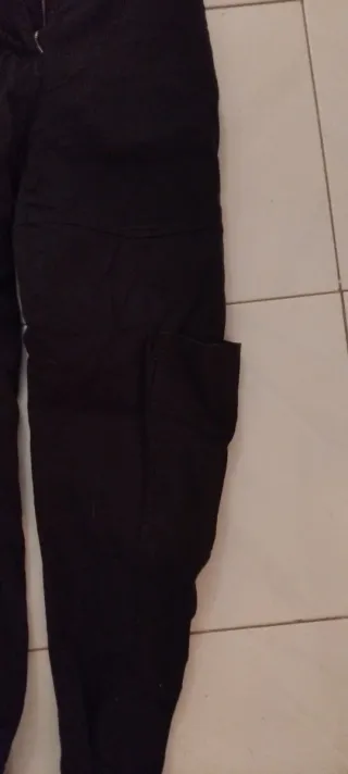 Pantalón cargo mujer Talla S/36 negro