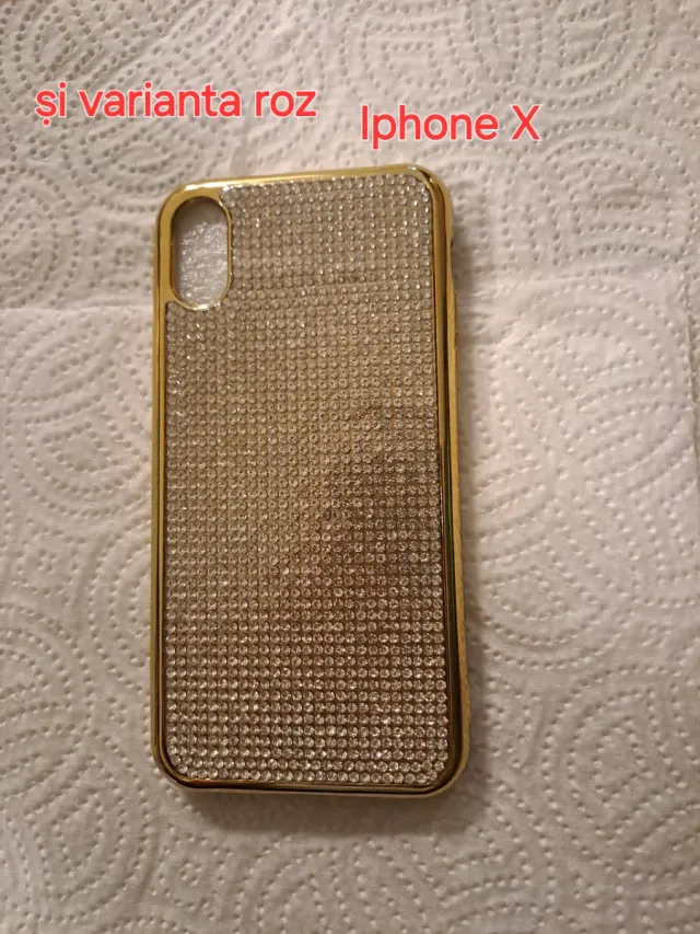 Custodia per iPhone X in oro lucido