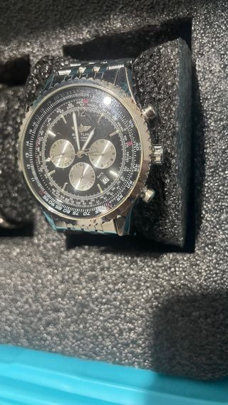 Reloj Breitling Navitimer Cronógrafo Negro Plata