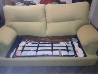 Sofá Cama 2 Plazas Beige