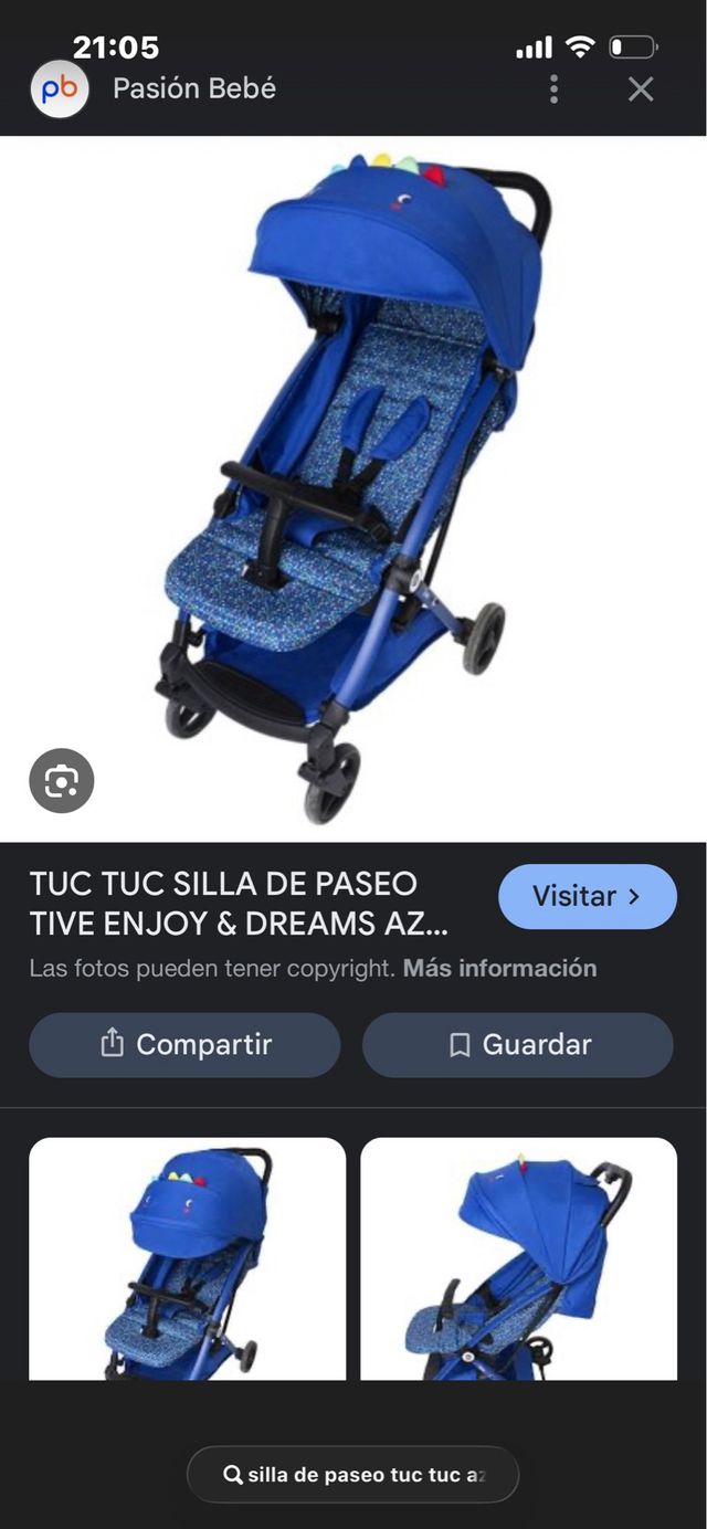Silla de paseo Tuc Tuc 