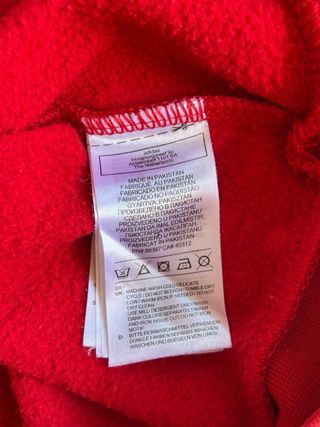 Sudadera Adidas Roja Talla S