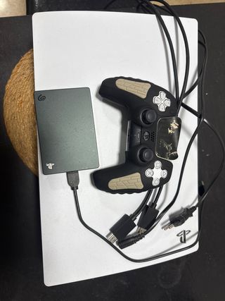  PS5 con lector + Mando+Disco duro externo 4TB