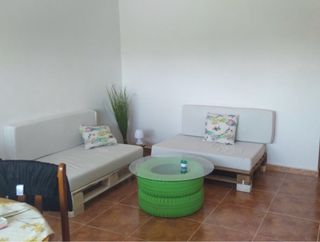 Conjunto Terraza Palets Madera y Cristal