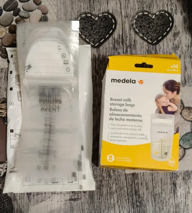Bolsas para Leche Materna Medela y Philips Avent