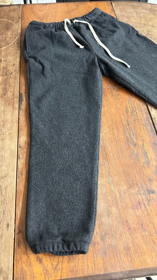 Pantalón jogger lana American Vintage gris