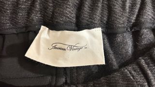 Pantalón jogger lana American Vintage gris