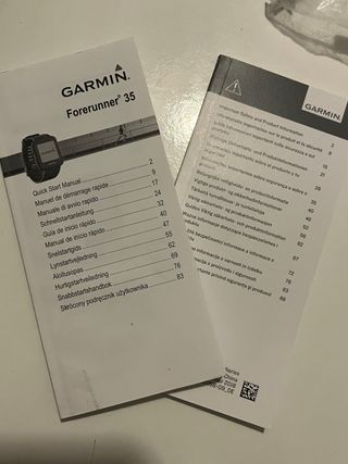 Reloj Garmin Forerunner 35 Negro/Verde