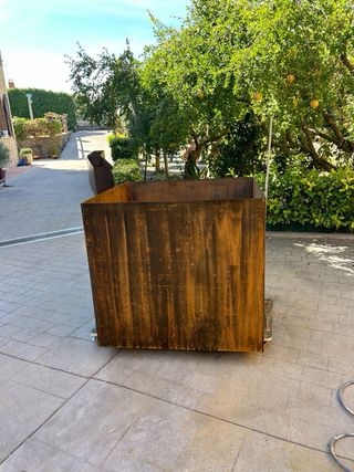 Macetero Acero Corten