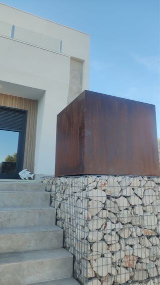 Macetero Acero Corten
