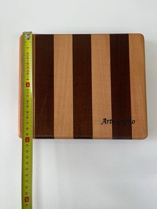 Tagliere in legno Arte Legno a strisce