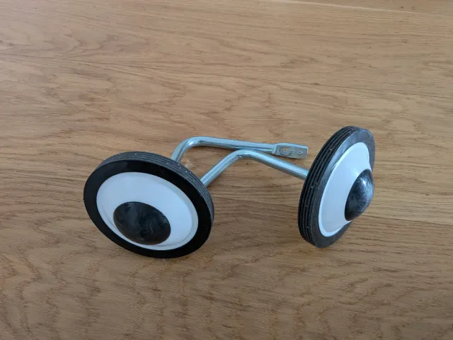 Bicicleta infantil Decathlon con ruedines