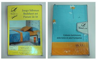 5 Juegos Sábanas 90cm Algodón+Poliéster Nuevas