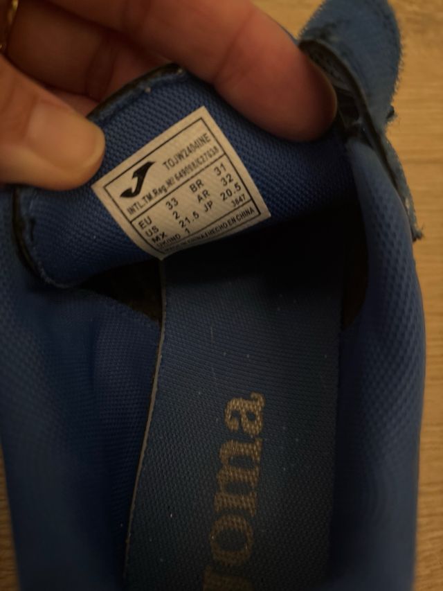 Zapatillas fútbol sala Joma Talla 33