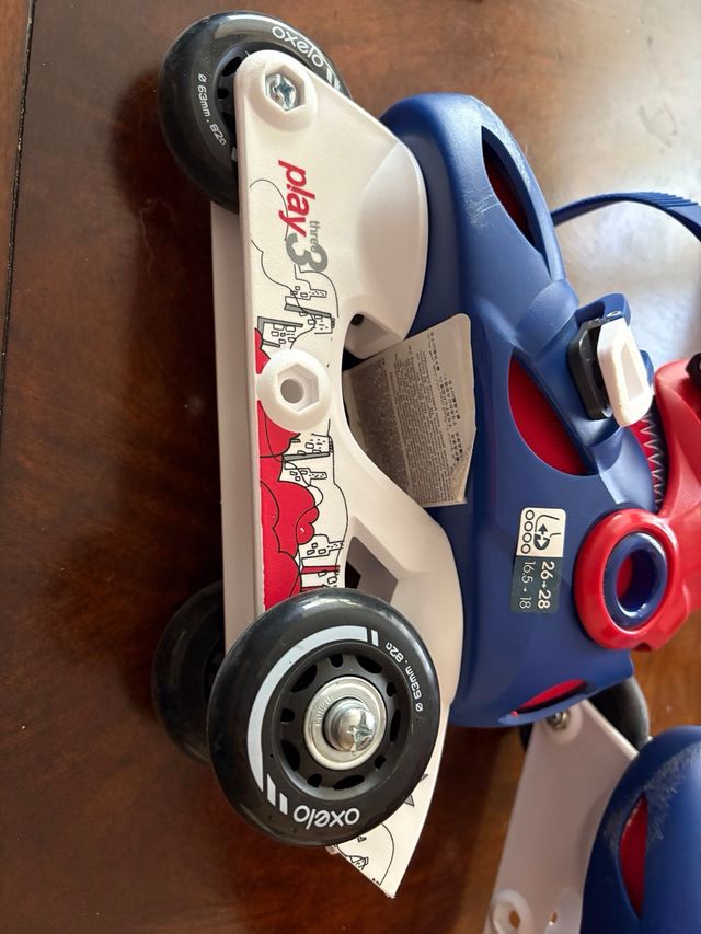 Patines Oxelo 3 Ruedas Niño Talla 26-28