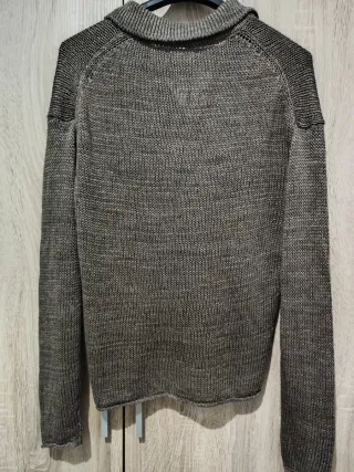 Jersey mujer Massimo Dutti 100% Lino Marrón