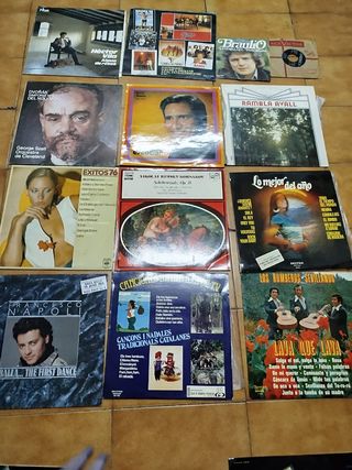 Lotes de Vinilos Antiguos Varios Géneros