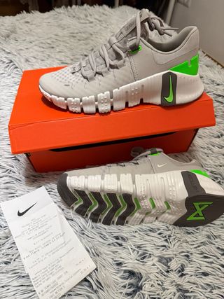 Nike Free Metcon 5 Gris/Verde Talla 40