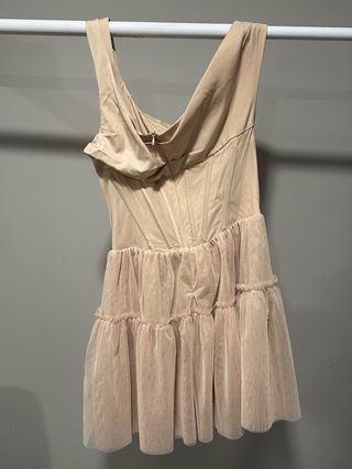 Vestido tul Camaleónica rosa