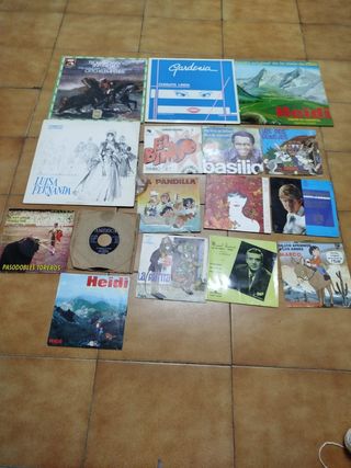 Lote Vinilos Antiguos Varios Géneros