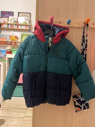 Abrigo niño forro polar Benetton