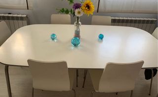Mesa y 6 Sillas Comedor