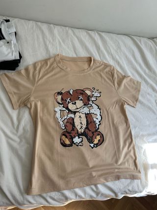 Camiseta Oso con Diseño Broken
