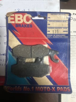 Pastillas Freno EBC FA 135 MXR Yamaha XTZ 750