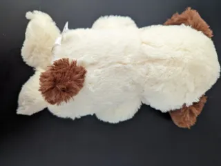 Peluche perro marrón y beige