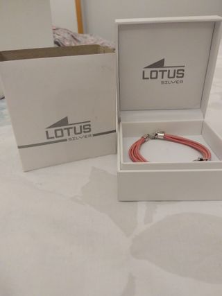 Pulsera Lotus Plata y Rosa con Estrella