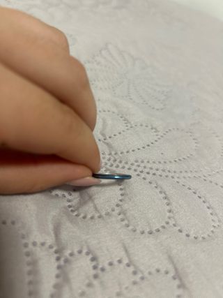 Anillo Pandora Azul y Plateado