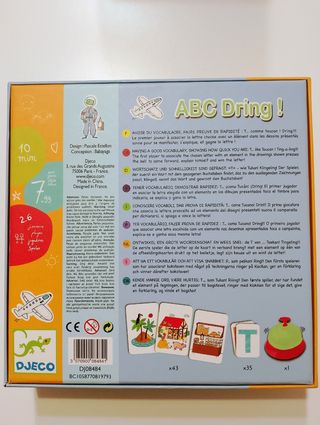 Juego de mesa ABC Dring! Djeco