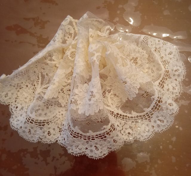 Puntillas Fallera blanco roto