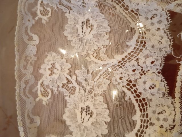 Puntillas Fallera blanco roto