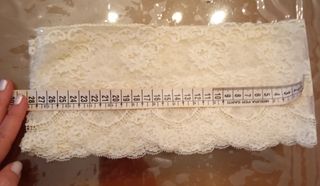 Puntillas Fallera blanco roto