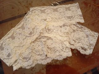 Puntillas Fallera blanco roto