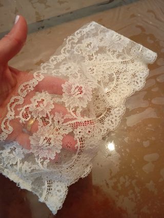 Puntillas Fallera blanco roto