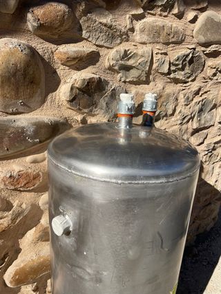 Termo acumulador cocina carbón 85L