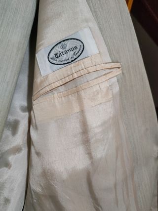 Completo uomo Duca di Nervi pura lana beige