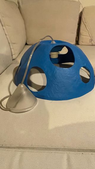 Lámpara Techo Juvenil Diseño Azul