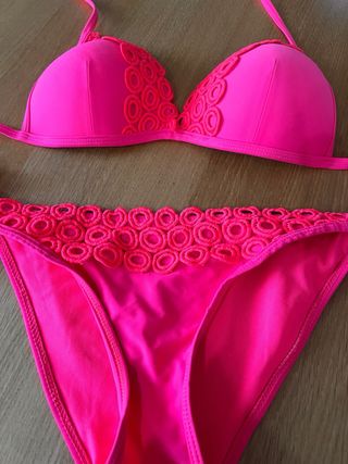Bikini BBC Rosa con Detalles