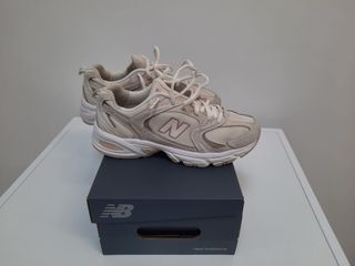 Zapatillas New Balance Beige/Blanco Talla 40